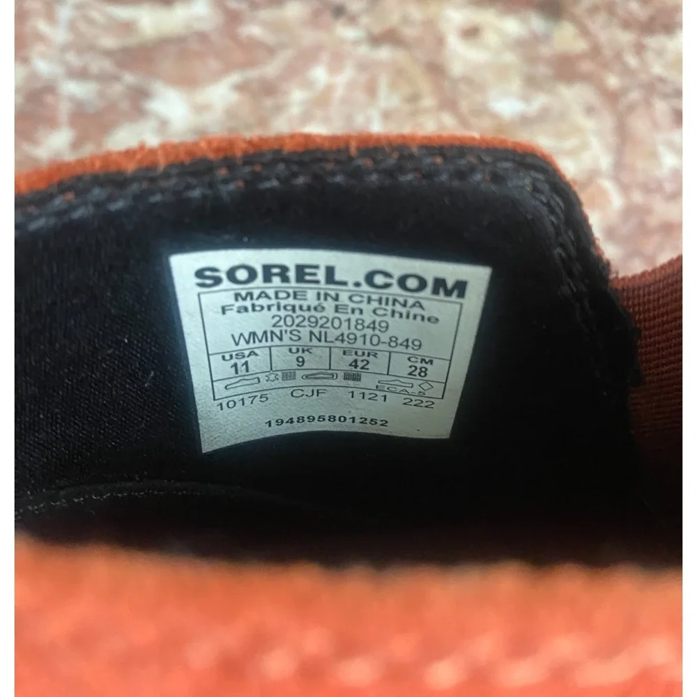 New Sorel Evie Women's Pull-On Suede Leather Wedge Ankle Booties Size 11, $159
